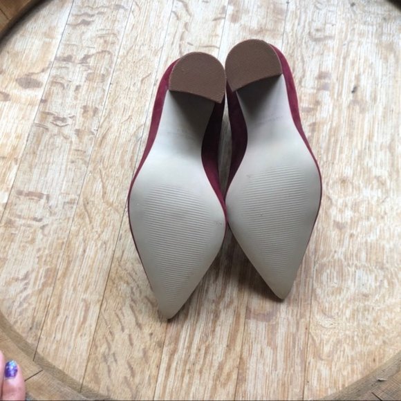 ❌SOLD❌ Steve Madden Pointed Toe Block Pumps - Picture 8 of 8